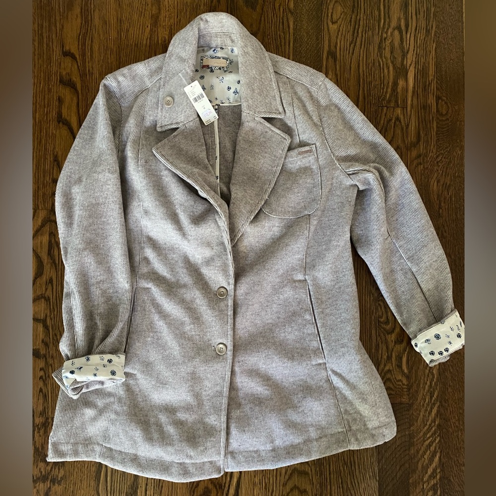 Anthropologie Gray Women's Blazer/Jacket